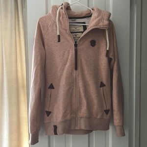 Pink Naketano Zip Up Size Large